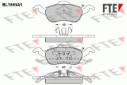 BL1665A1 Sada brzdových destiček, kotoučová brzda FTE