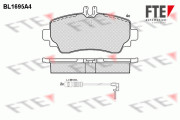 BL1695A4 Sada brzdových destiček, kotoučová brzda FTE