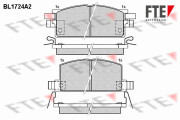 BL1724A2 Sada brzdových destiček, kotoučová brzda FTE
