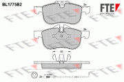 9010346 Sada brzdových destiček, kotoučová brzda FTE