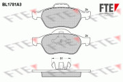 BL1781A3 Sada brzdových destiček, kotoučová brzda FTE