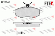 9010372 Sada brzdových destiček, kotoučová brzda FTE