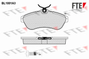 BL1801A3 FTE sada brzdových platničiek kotúčovej brzdy BL1801A3 FTE