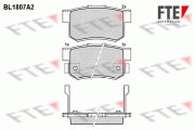 BL1807A2 FTE sada brzdových platničiek kotúčovej brzdy BL1807A2 FTE