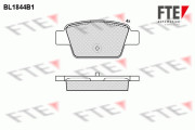 9010424 Sada brzdových destiček, kotoučová brzda FTE