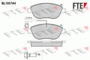 BL1857A4 Sada brzdových destiček, kotoučová brzda FTE