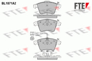 BL1871A2 Sada brzdových destiček, kotoučová brzda FTE