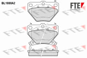 9010465 FTE sada brzdových platničiek kotúčovej brzdy 9010465 FTE