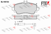 BL1907A4 Sada brzdových destiček, kotoučová brzda FTE