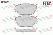 BL1922A1 Sada brzdových destiček, kotoučová brzda FTE
