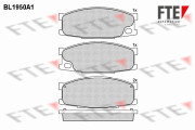 BL1950A1 Sada brzdových destiček, kotoučová brzda FTE