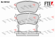BL1961A2 Sada brzdových destiček, kotoučová brzda FTE