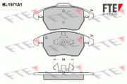 BL1971A1 Sada brzdových destiček, kotoučová brzda FTE