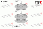 9010559 Sada brzdových destiček, kotoučová brzda FTE