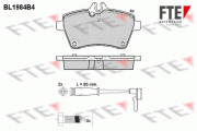 9010574 Sada brzdových destiček, kotoučová brzda FTE