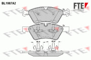 BL1987A2 FTE sada brzdových platničiek kotúčovej brzdy BL1987A2 FTE