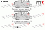 9010595 Sada brzdových destiček, kotoučová brzda FTE