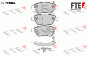 BL2010A4 Sada brzdových destiček, kotoučová brzda FTE