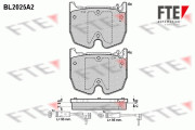 BL2025A2 FTE sada brzdových platničiek kotúčovej brzdy BL2025A2 FTE