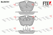 BL2047A1 Sada brzdových destiček, kotoučová brzda FTE