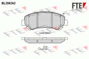 9010645 Sada brzdových destiček, kotoučová brzda FTE