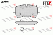 BL2164A1 Sada brzdových destiček, kotoučová brzda FTE