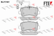 BL2174A1 Sada brzdových destiček, kotoučová brzda FTE