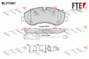 9010694 Sada brzdových destiček, kotoučová brzda FTE