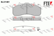 BL2214B1 Sada brzdových destiček, kotoučová brzda FTE