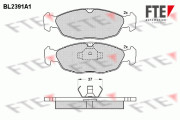 BL2391A1 Sada brzdových destiček, kotoučová brzda FTE