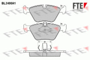 BL2400A1 Sada brzdových destiček, kotoučová brzda FTE