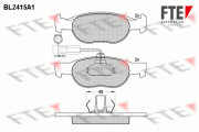 BL2415A1 Sada brzdových destiček, kotoučová brzda FTE
