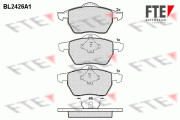 BL2426A1 Sada brzdových destiček, kotoučová brzda FTE