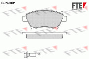 BL2460B1 Sada brzdových destiček, kotoučová brzda FTE