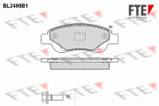 9010763 Sada brzdových destiček, kotoučová brzda FTE