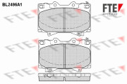 BL2496A1 Sada brzdových destiček, kotoučová brzda FTE