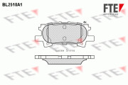 9010772 Sada brzdových destiček, kotoučová brzda FTE