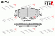 9010774 Sada brzdových destiček, kotoučová brzda FTE