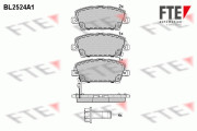 9010779 FTE sada brzdových platničiek kotúčovej brzdy 9010779 FTE