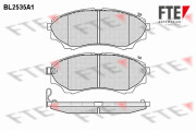 BL2535A1 Sada brzdových destiček, kotoučová brzda FTE