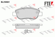 9010820 Sada brzdových destiček, kotoučová brzda FTE