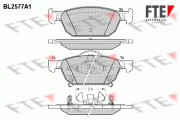 9010828 Sada brzdových destiček, kotoučová brzda FTE