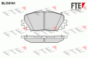 9010831 Sada brzdových destiček, kotoučová brzda FTE