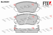 BL2592A1 Sada brzdových destiček, kotoučová brzda FTE