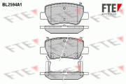 BL2594A1 Sada brzdových destiček, kotoučová brzda FTE