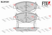BL2615A1 Sada brzdových destiček, kotoučová brzda FTE