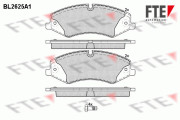 BL2625A1 FTE sada brzdových platničiek kotúčovej brzdy BL2625A1 FTE