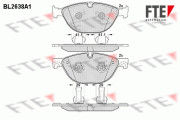 BL2638A1 Sada brzdových destiček, kotoučová brzda FTE