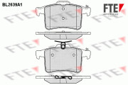 BL2639A1 Sada brzdových destiček, kotoučová brzda FTE