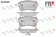 9010885 Sada brzdových destiček, kotoučová brzda FTE